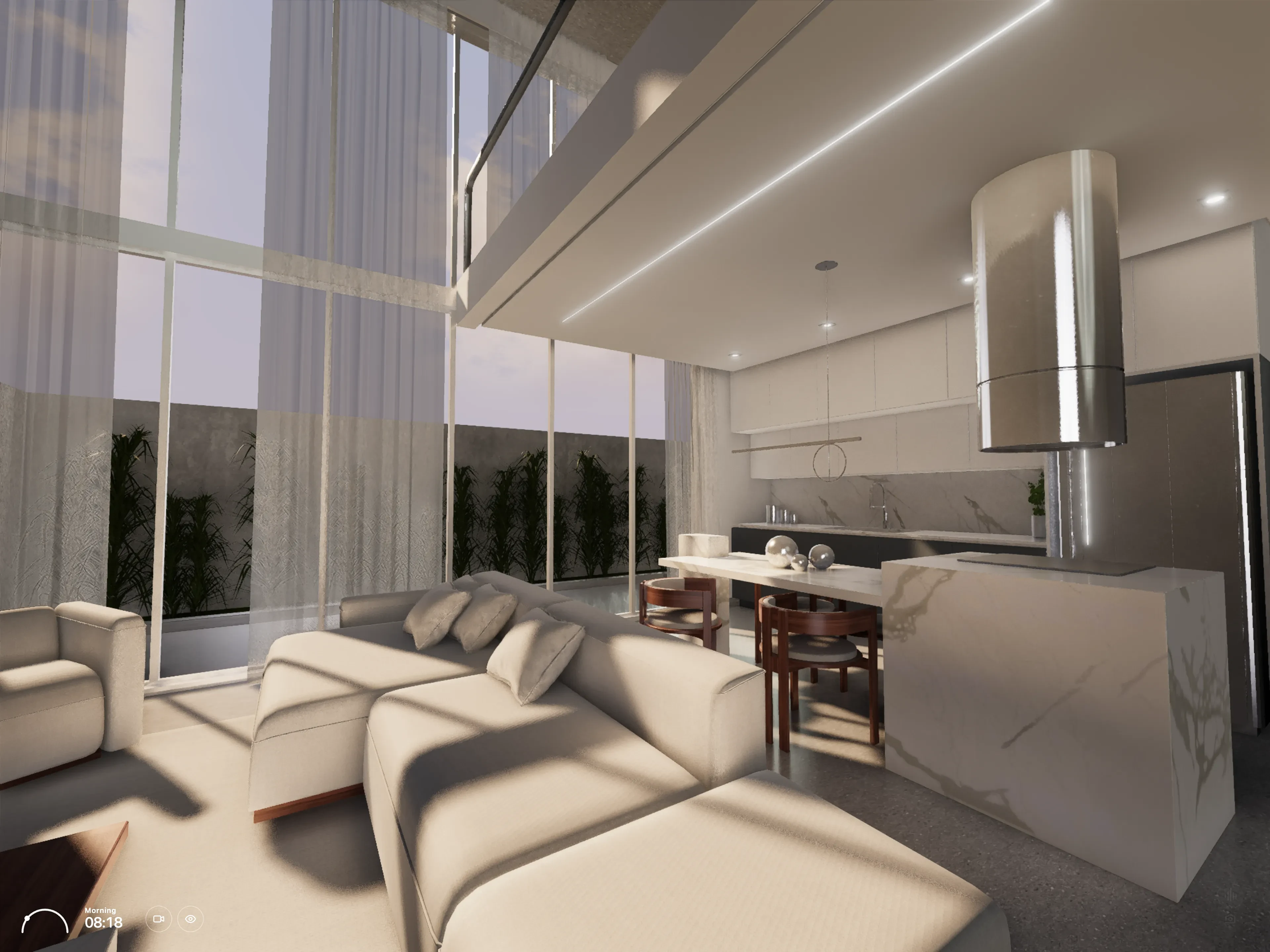 Lumen Decor Studio - Interactive Interior Lighting with WebGPU & Three.js